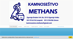 Desktop Screenshot of kamnosestvo-methans.com