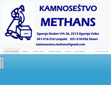 Tablet Screenshot of kamnosestvo-methans.com